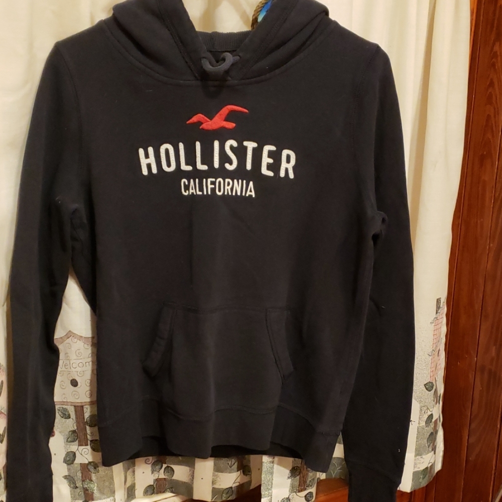Girl's hooded Hollister sweatshirt